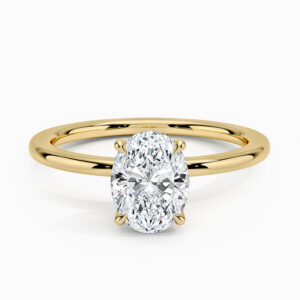 Oval Tektaş Yüzük