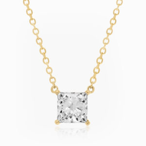 Prenses Kesim Tektaş Kolye