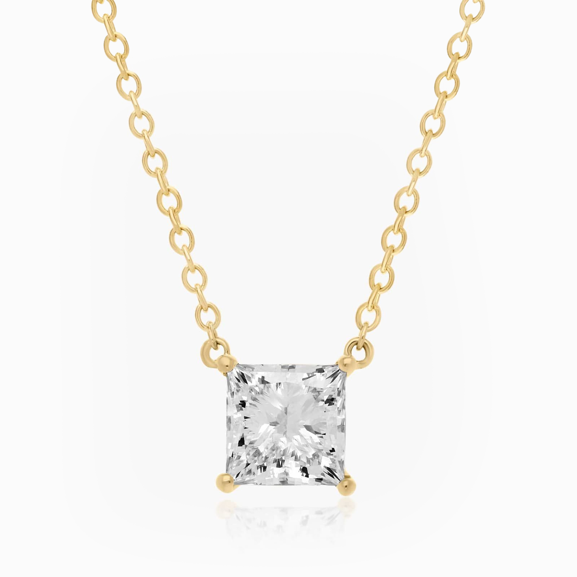 Prenses Kesim Tektaş Kolye